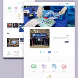 طراحی سایت شرکت فناوری روز درمان آریا