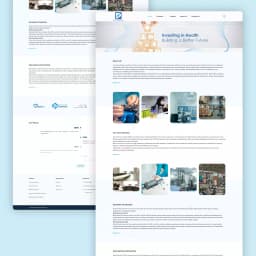 طراحی سایت شرکت سرمایه گذاری دارو درمان پارمیس